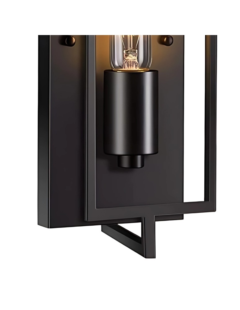 Loft wall lamps - industrial - Abigali Loft Retro Simple wall lamp, black 1xE27 - product kolory-swiatla.pl 4