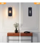 Loft wall lamps - industrial - Abigali Loft Retro Simple wall lamp, black 1xE27 - product 5