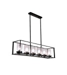 Loft pendant lamps - Abigali Loft Retro Classic Pendant Lamp, black 6xE27 - product 1