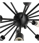 Loft pendant lamps - Abigali Retro Spikes pendant lamp, black 18XE27 - product 3