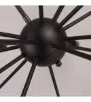 Abigali Lampa wisząca Retro Spikes, czarny 18XE27