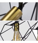 Loft pendant lamps - Abigali Honey pendant lamp LWH-5XE27, black 5xE27 - product 3