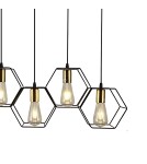 Abigali Lampa wisząca Honey LWH-5XE27, czarny 5xE27