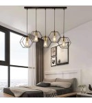 Abigali Lampa wisząca Honey LWH-5XE27, czarny 5xE27