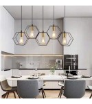 Abigali Lampa wisząca Honey LWH-5XE27, czarny 5xE27