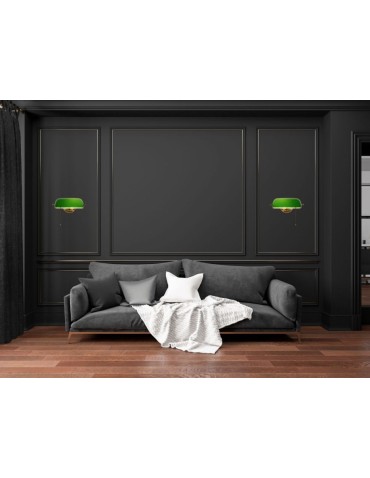 Abigali Wall lamp Banker E27 vintage green BANKER-K-G-E27 - product 2