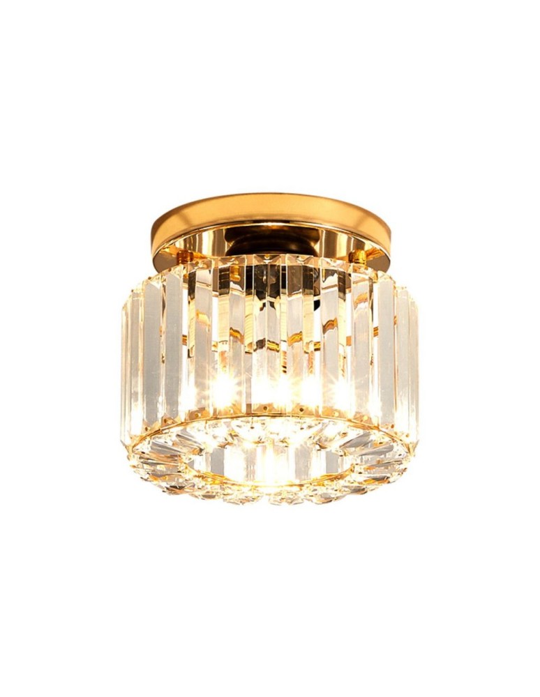 Abigali Glamour Lampa sufitowa Cristal E27 złoty CRK-E27