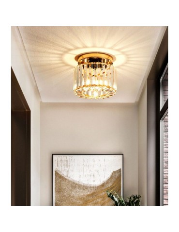 Abigali Glamour Lampa sufitowa Cristal E27 złoty CRK-E27 - produkt 2