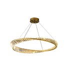 Abigali Glamour Lampa wisząca LED Cristal 36W 3000K , złoty CRLW-36W