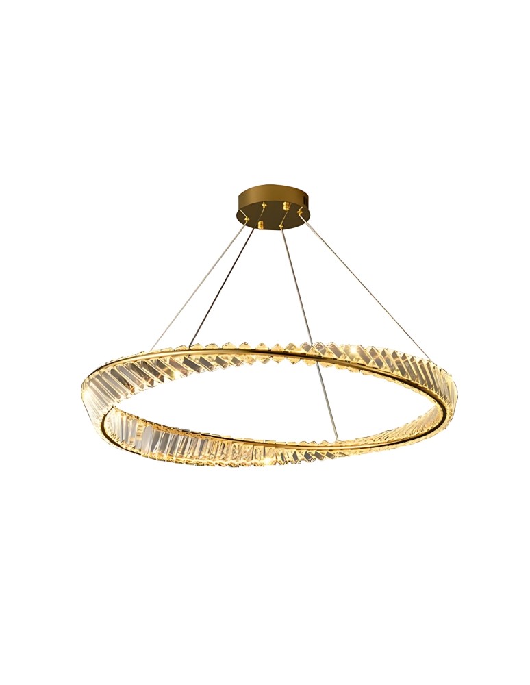 Product categories - Abigali Glamour LED pendant lamp Cristal 36W 3000K , gold CRLW-36W - product kolory-swiatla.pl 1