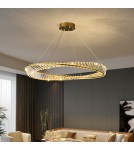 Abigali Glamour Lampa wisząca LED Cristal 36W 3000K , złoty CRLW-36W