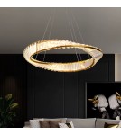 Abigali Glamour Lampa wisząca LED Cristal 36W 3000K , złoty CRLW-36W