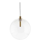 Product categories - Abigali GLOBO2 G4 pendant lamp ⌀150mm glass, gold elements - product 1