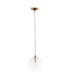 Product categories - Abigali GLOBO2 G4 pendant lamp ⌀150mm glass, gold elements - product 4