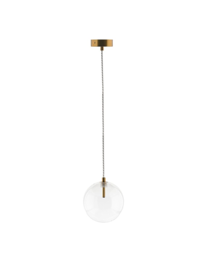 Product categories - Abigali GLOBO2 G4 pendant lamp ⌀150mm glass, gold elements - product kolory-swiatla.pl 4