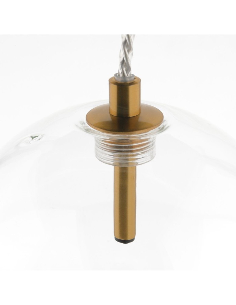 Product categories - Abigali GLOBO2 G4 pendant lamp ⌀150mm glass, gold elements - product kolory-swiatla.pl 6