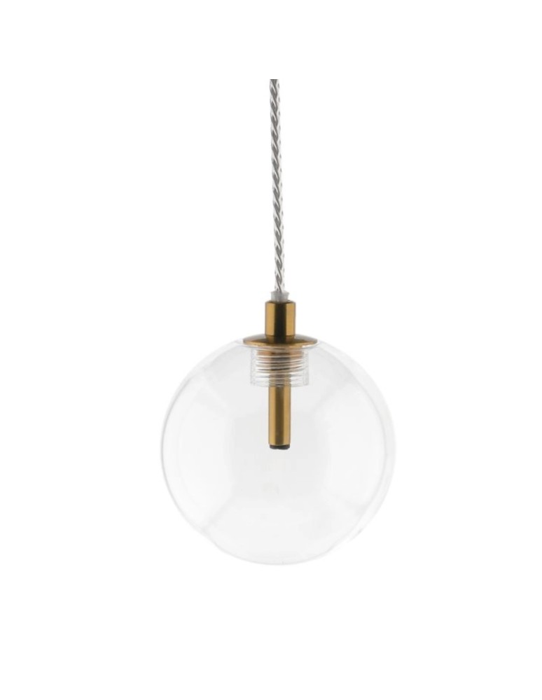 Product categories - Abigali GLOBO2 G4 pendant lamp ⌀120mm glass, gold elements - product kolory-swiatla.pl 1