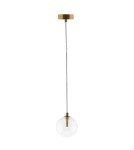 Product categories - Abigali GLOBO2 G4 pendant lamp ⌀120mm glass, gold elements - product 4