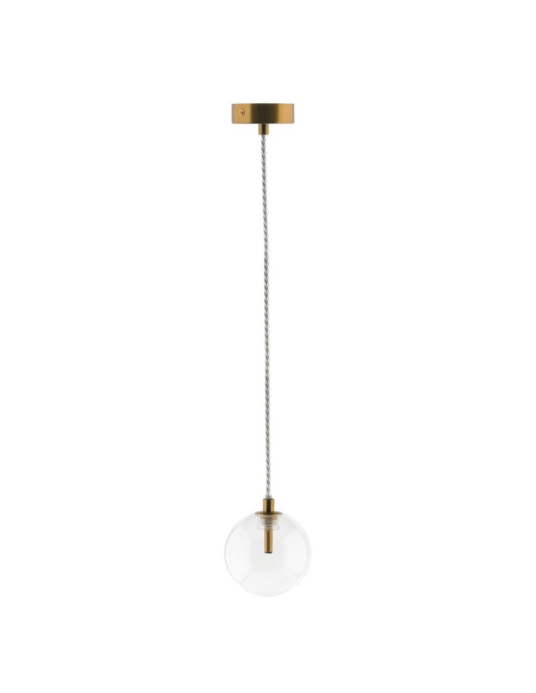 Product categories - Abigali GLOBO2 G4 pendant lamp ⌀120mm glass, gold elements - product kolory-swiatla.pl 4