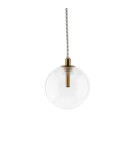 Product categories - Abigali GLOBO2 G4 pendant lamp ⌀100mm glass, gold elements - product 1