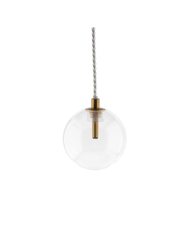 Product categories - Abigali GLOBO2 G4 pendant lamp ⌀100mm glass, gold elements - product kolory-swiatla.pl 1