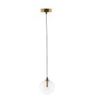Product categories - Abigali GLOBO2 G4 pendant lamp ⌀100mm glass, gold elements - product 4