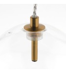 Product categories - Abigali GLOBO2 G4 pendant lamp ⌀100mm glass, gold elements - product 5