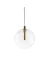 Abigali GLOBO G4 pendant lamp ⌀120mm glass, gold elements