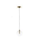 Product categories - Abigali GLOBO G4 pendant lamp ⌀120mm glass, gold elements - product 4