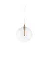 Abigali GLOBO G4 pendant lamp ⌀100mm glass, gold elements