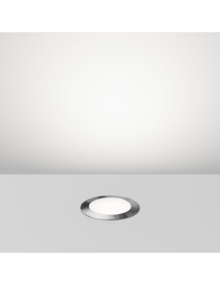 Abigali Oprawa wpuszczana zewnętrzna LED Vanguard 3.5W IP67 WW srebrna Ø50mm Abigali Oprawa wpuszczana zewnętrzna LED Vanguard 3.5W IP67 WW srebrna Ø50mm