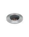 Abigali Vanguard 1.5W IP67 WW outdoor recessed LED luminaire silver Ø25mm
