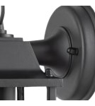 Abigali Kinkiet zewnętrzny latarnia LZK 1xE27 czarny