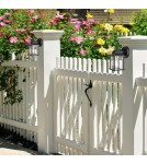 Abigali Kinkiet zewnętrzny latarnia LZK 1xE27 czarny