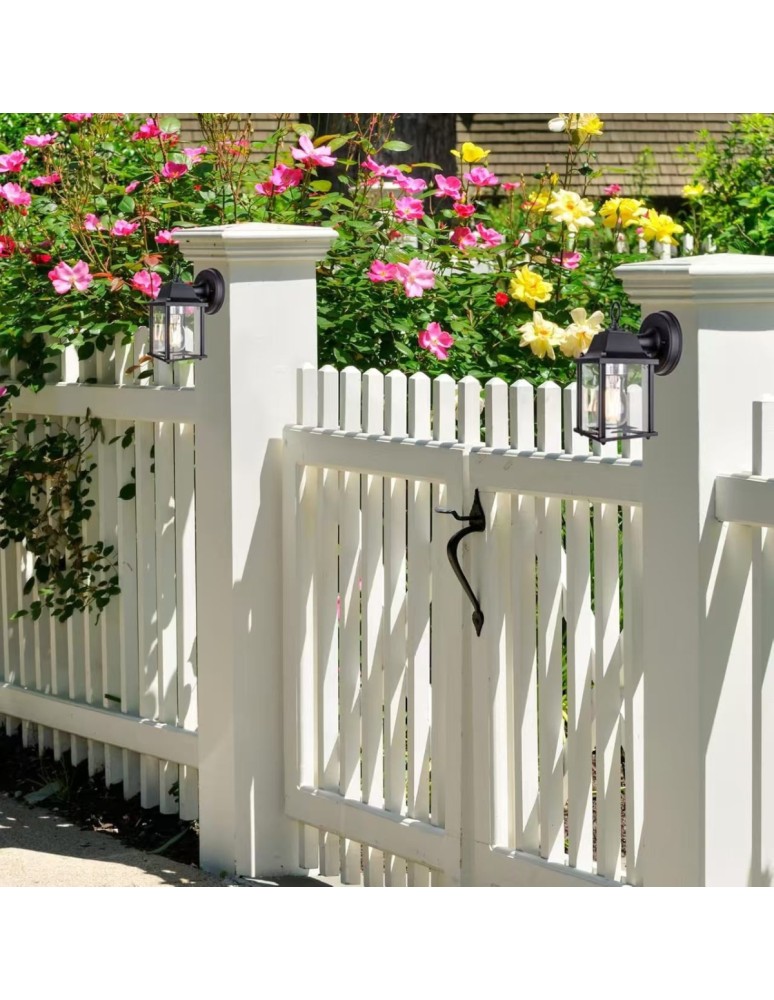 Abigali Kinkiet zewnętrzny latarnia LZK 1xE27 czarny