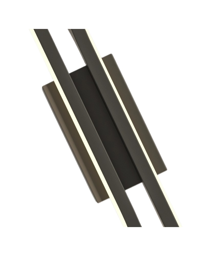 Wall lamps - Abigali Vargo LED wall lamp 12W modern 42cm black - product kolory-swiatla.pl 4