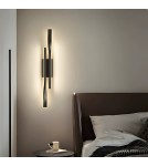 Abigali Kinkiet LED Vargo 12W nowoczesny 42cm czarny