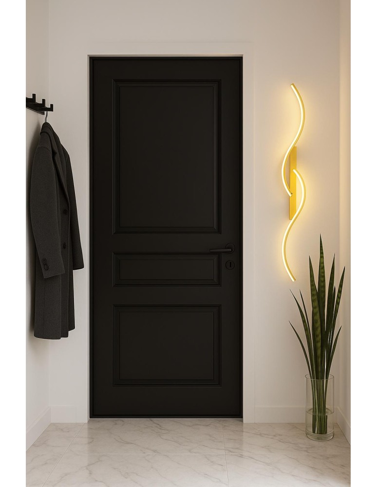 Abigali Kinkiet LED Persi 16W 60 cm złoty