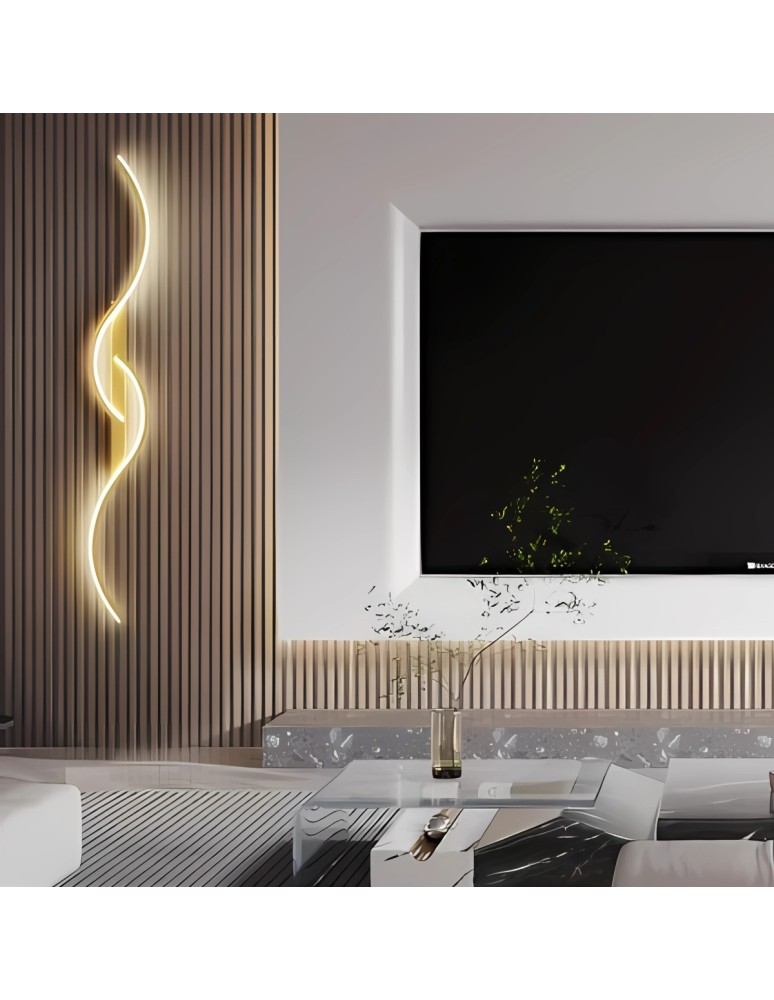 Wall lamps - Abigali LED wall lamp Persi 16W 60 cm gold - product kolory-swiatla.pl 5