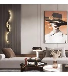 Wall lamps - Abigali LED wall lamp Persi 16W 60 cm black - product 4