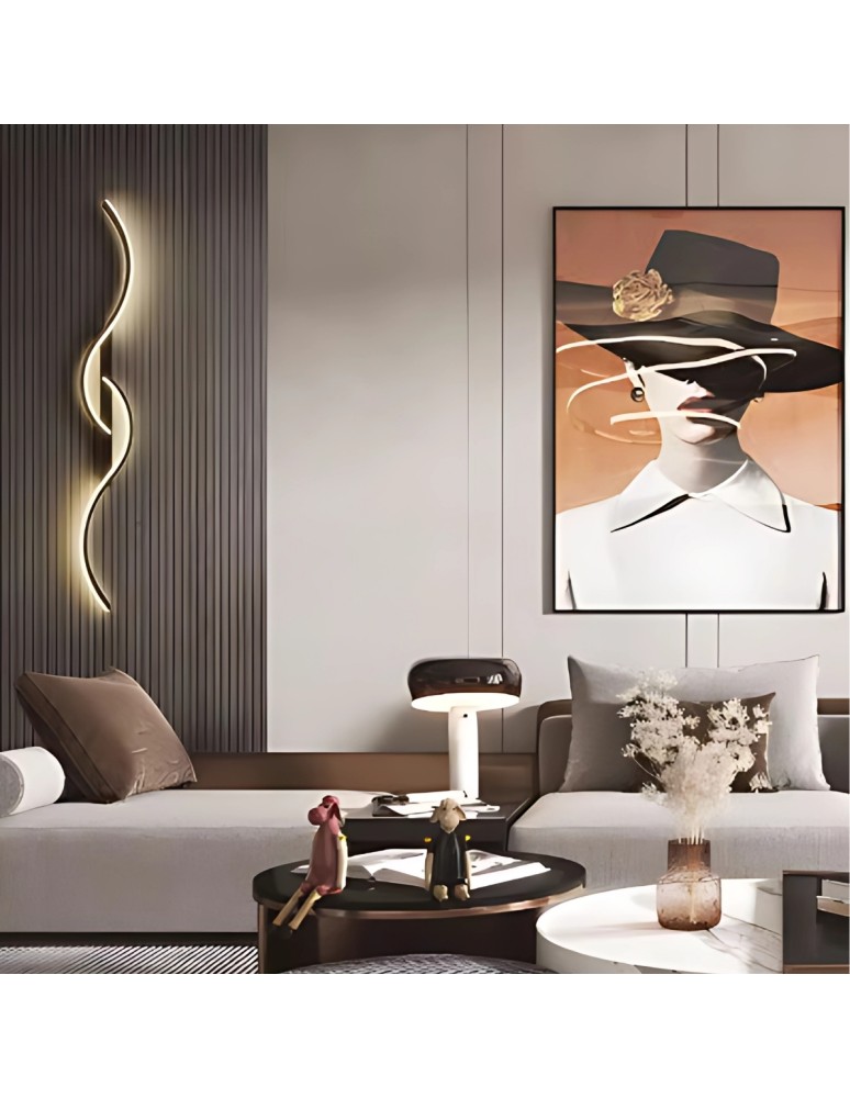 Wall lamps - Abigali LED wall lamp Persi 16W 60 cm black - product kolory-swiatla.pl 4