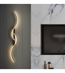 Wall lamps - Abigali LED wall lamp Persi 16W 60 cm black - product 5