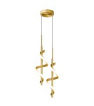 Product categories - Abigali Spirali 20W spiral gold pendant lamp - product 1