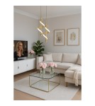 Abigali Lampa wisząca Spirali 20W spiralny złoty