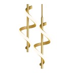 Abigali Lampa wisząca Spirali 20W spiralny złoty