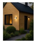 Outdoor wall lamps - Abigali Frizer1 outdoor wall lamp IP65 E27 modern black - product 3