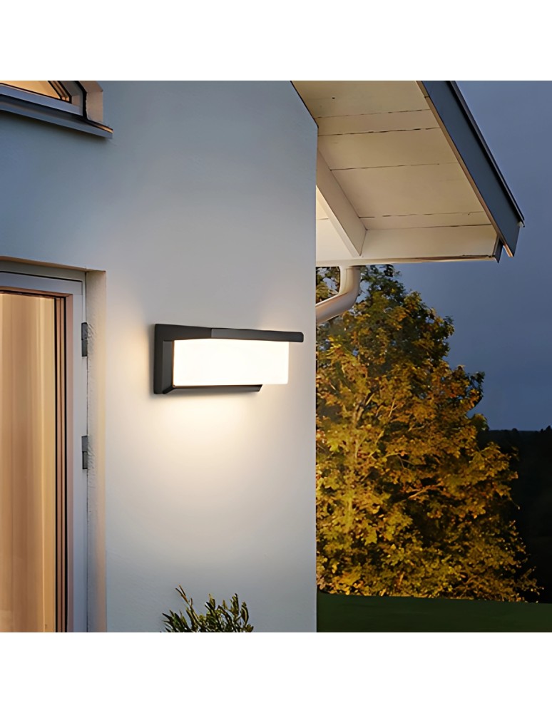Outdoor wall lamps - Abigali Frizer1 outdoor wall lamp IP65 E27 modern black - product kolory-swiatla.pl 4