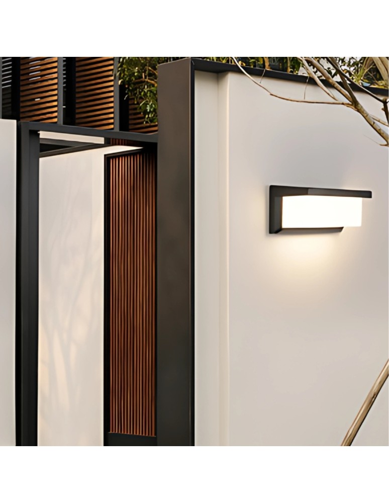 Outdoor wall lamps - Abigali Frizer1 outdoor wall lamp IP65 E27 modern black - product kolory-swiatla.pl 5