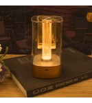 Abigali Lampa stołowa Tuso 3W USB-C ładowalna nowoczesna złoty