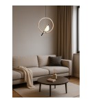Product categories - Abigali Bird 18W round pendant lamp with bird modern gold - product 5